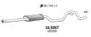 OPEL 24447475 Middle Silencer